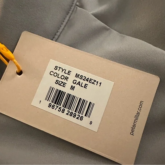 Peter Millar Venture Vest | Men’s Size Medium | Gale Grey - New $225 - Picture 3 of 6